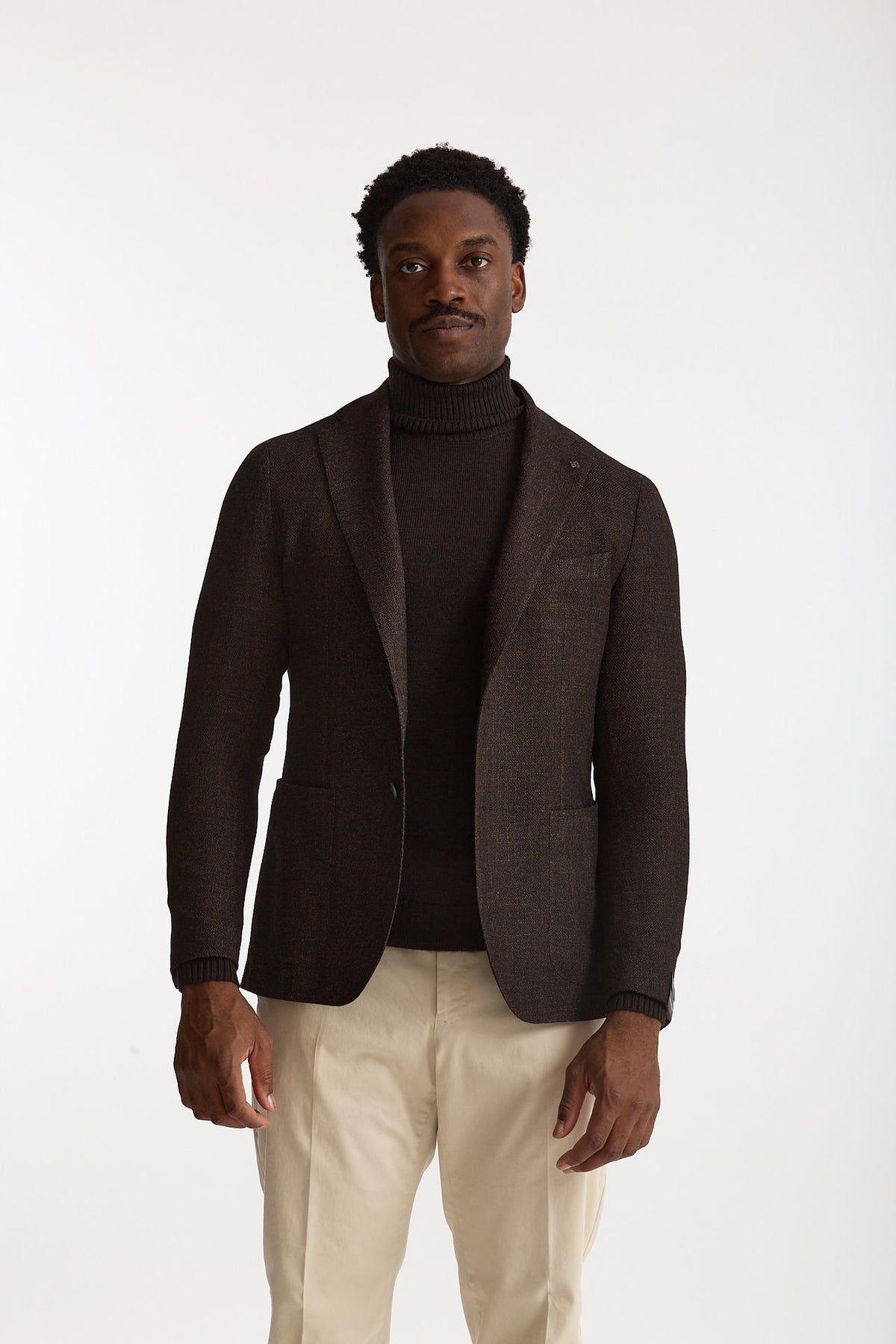 Giacca MONTECARLO monopetto marrone uomo Tagliatore - 3