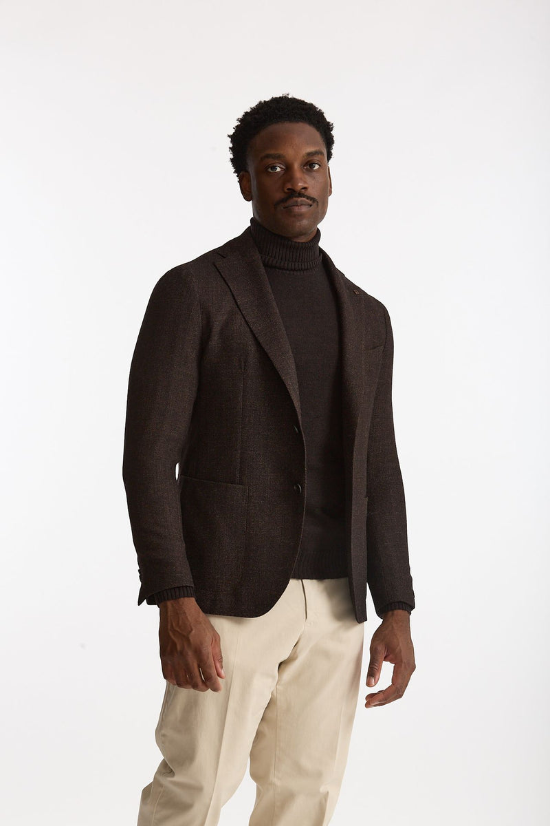 Giacca MONTECARLO monopetto marrone uomo Tagliatore - 1