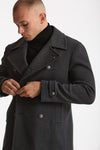 Peacoat in lana grigio uomo Tagliatore - 6