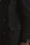 Cappotto PINO LERARIO doppiopetto nero uomo Tagliatore - 8