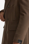 Cappotto PINO LERARIO doppiopetto cammello uomo Tagliatore - 8