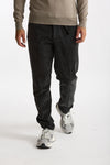 Pantalone in velluto lavato stretch nero uomo White sand - 3
