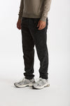 Pantalone in velluto lavato stretch nero uomo White sand - 1