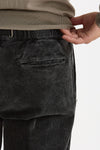 Pantalone in velluto lavato stretch nero uomo White sand - 8