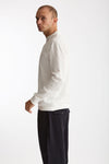 T-shirt manica lunga in cotone bianco uomo Woc - 3