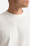 T-shirt manica lunga in cotone bianco uomo Woc - 5