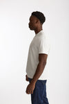 T-shirt girocollo in cotone bianco uomo Woc - 2