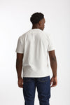 T-shirt girocollo in cotone bianco uomo Woc - 3