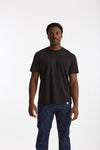 T-shirt girocollo in cotone nero uomo Woc - 2