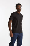 T-shirt girocollo in cotone nero uomo Woc - 1