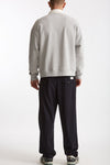 Felpa polo in cotone grigio uomo Woc - 3