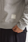 Felpa polo in cotone grigio uomo Woc - 6