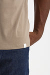 T-shirt girocollo in cotone tortora uomo Woc - 5