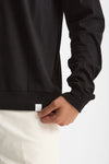 T-shirt manica lunga in cotone nero uomo Woc - 5