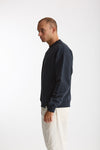 Felpa girocollo in cotone blu uomo Woc - 2