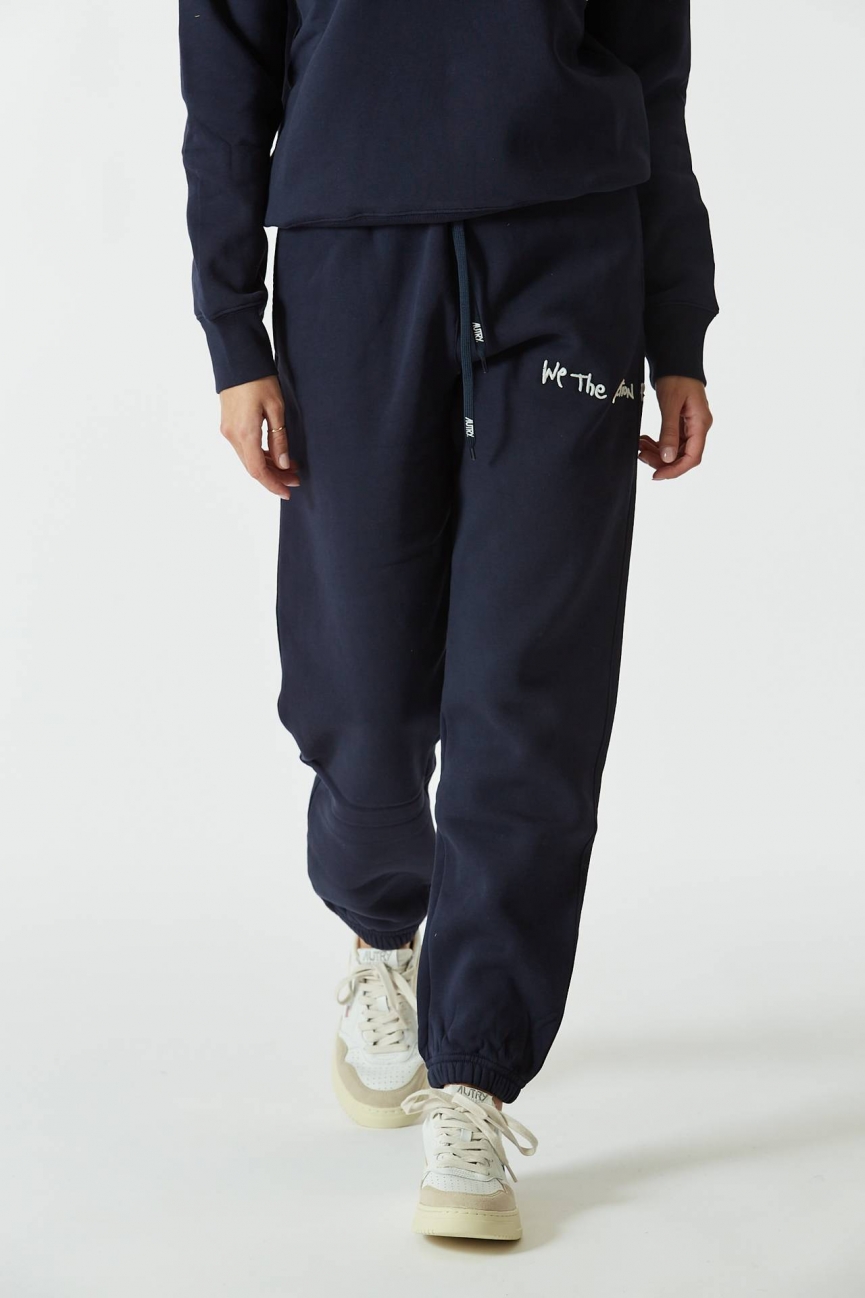 Pantalone in felpa blu