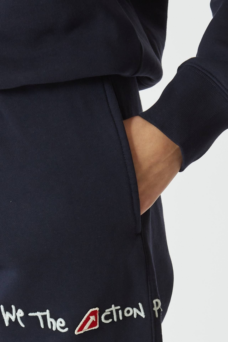 Pantalone in felpa blu