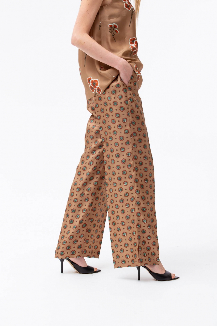 Pantalone in seta