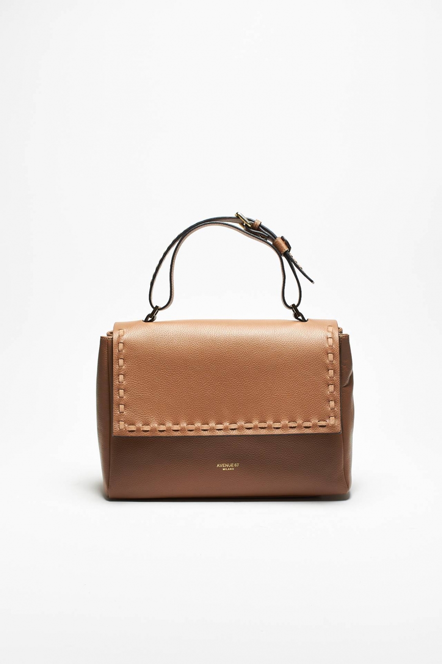 Borsa ELETTRA in pelle fango Avenue 67 Donna D14AVE02