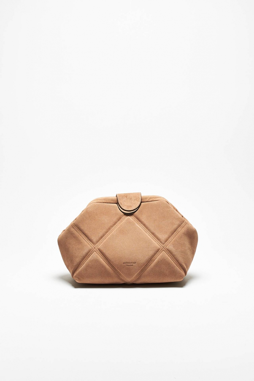Borsa clutch FRIDA SUEDE in pelle