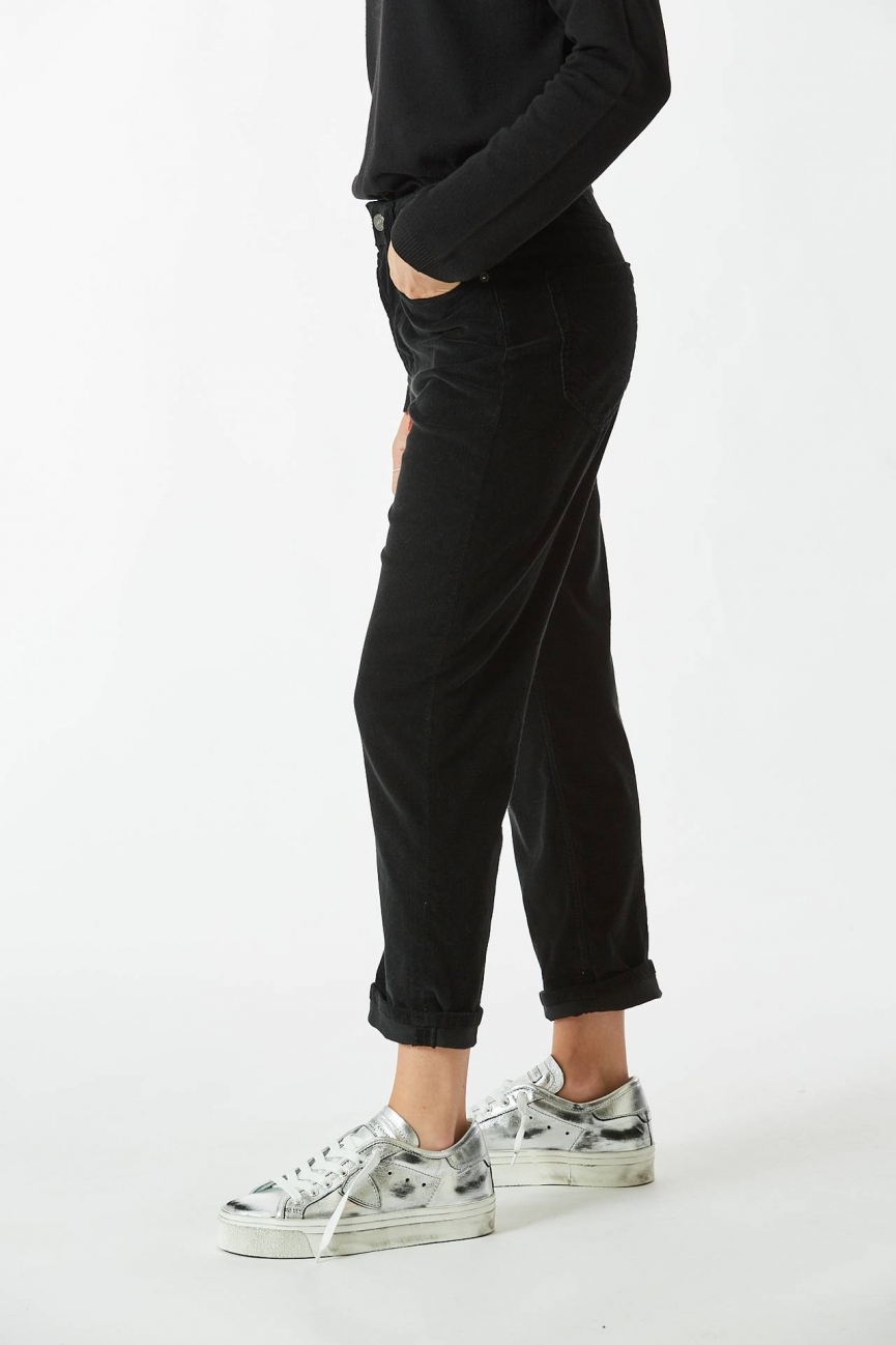 Pantalone KOONS in velluto nero