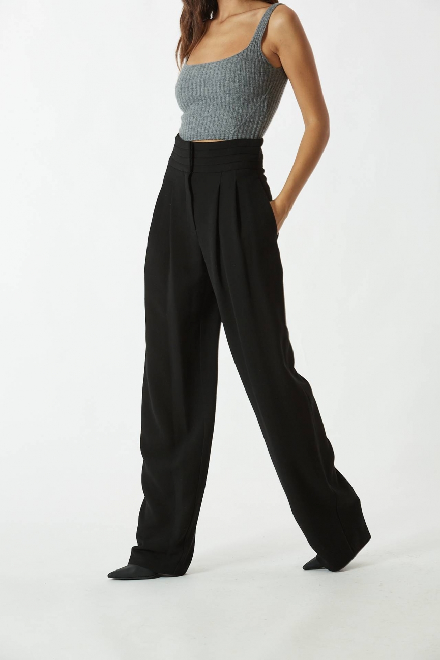 Pantalone palazzo nero
