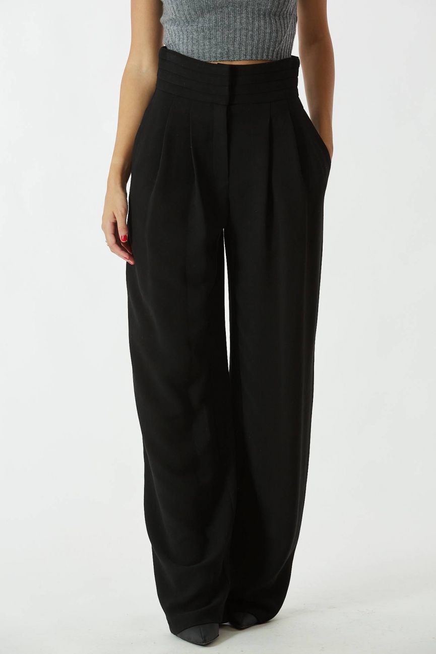 Pantalone palazzo nero