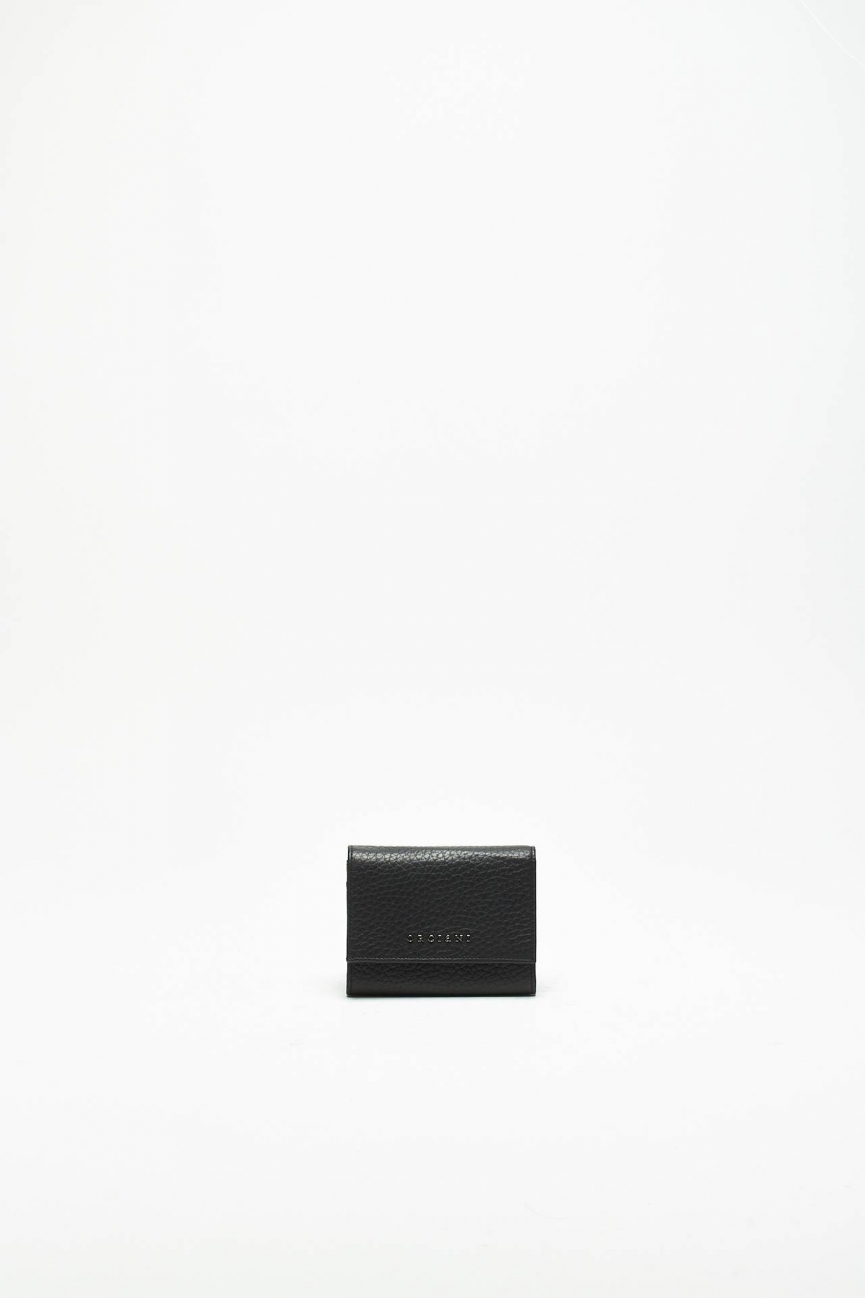 Portafoglio SD0142 in pelle nero