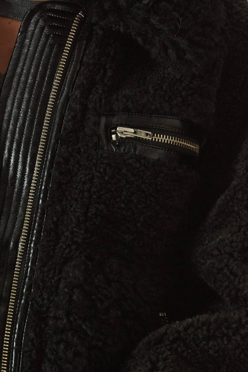 Giubbino eco shearling JOANN nero