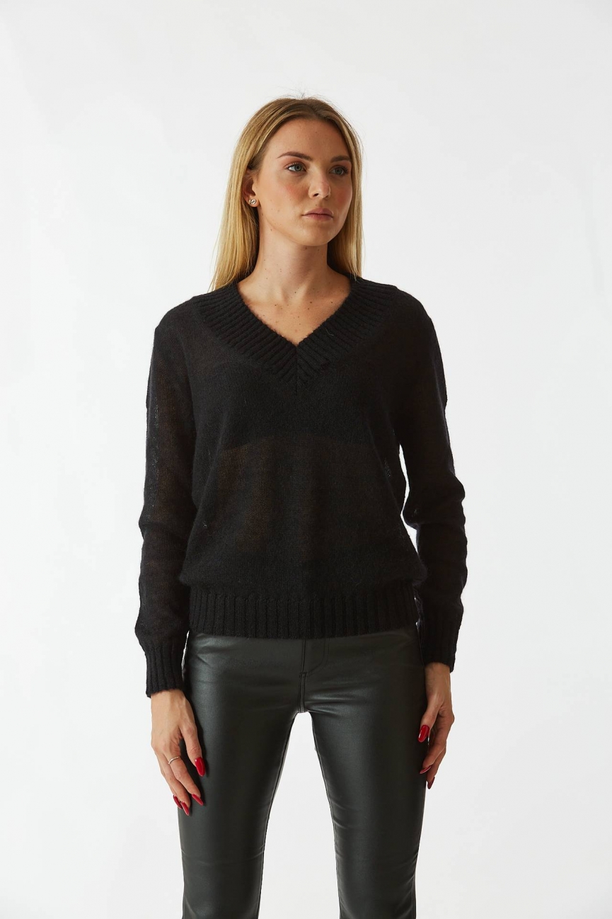 Maglia over nera