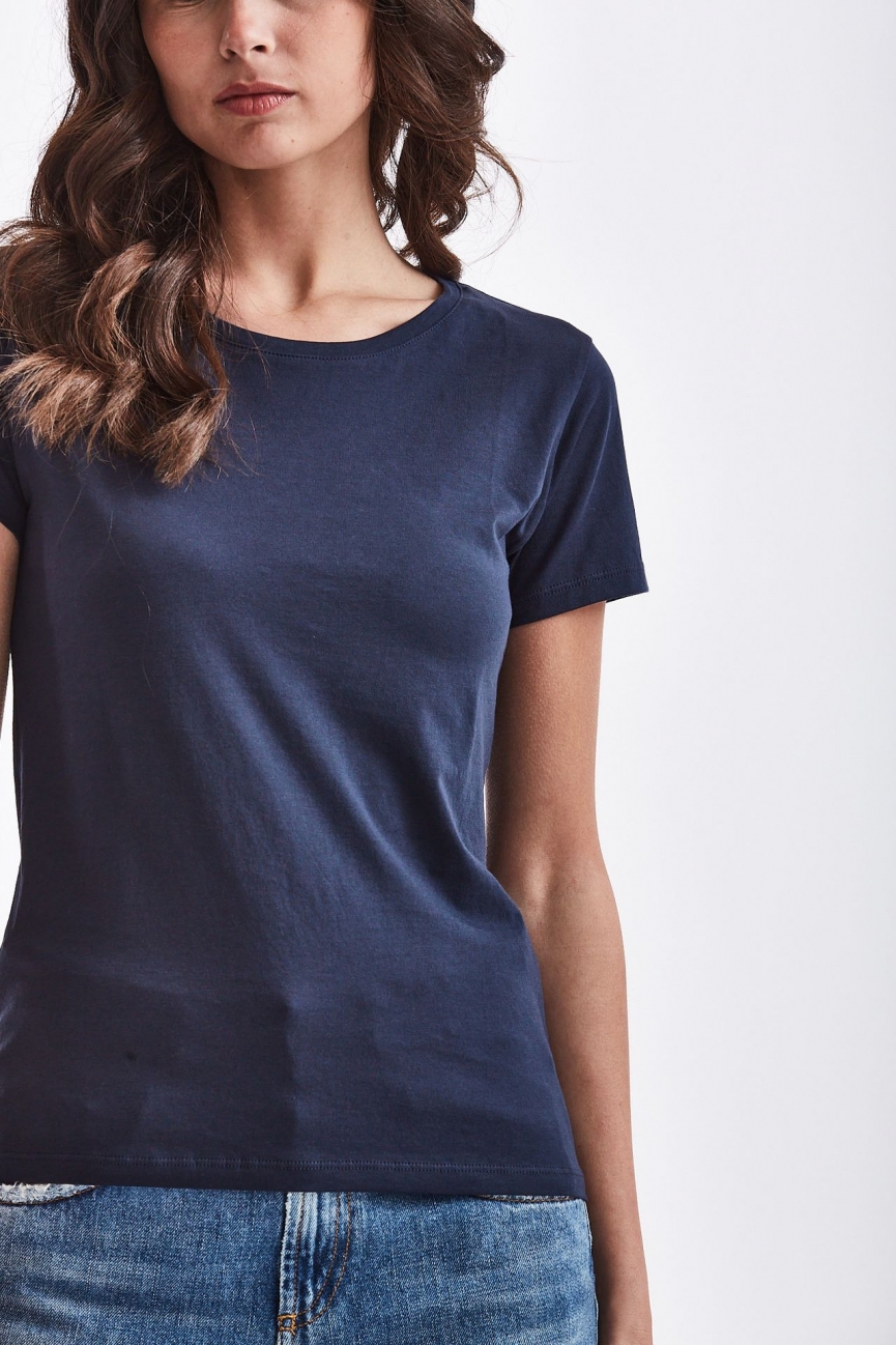 T-shirt MARIBEL in cotone blu