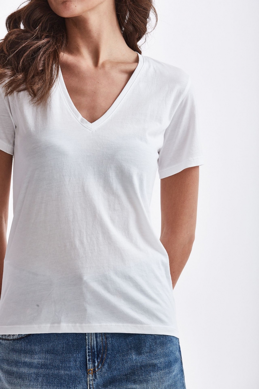 T-shirt ROMY in cotone bianco