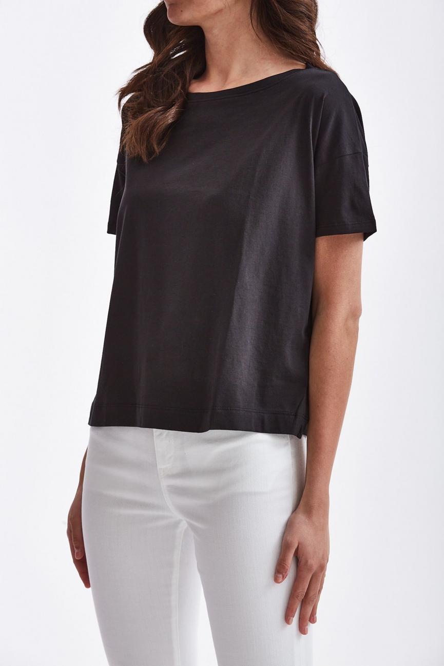 T-shirt AUDREY in cotone nero