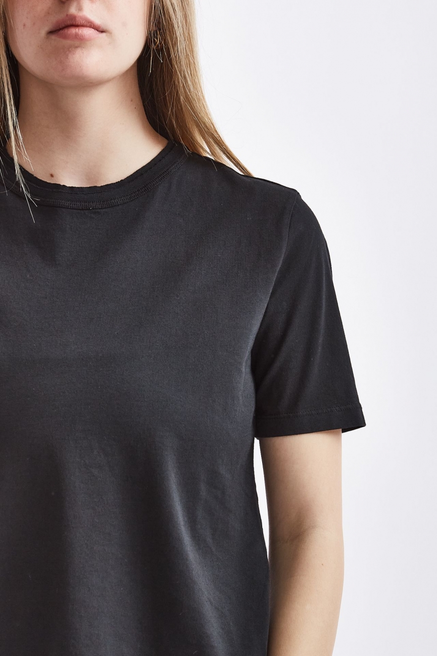 T-shirt basic in cotone nero