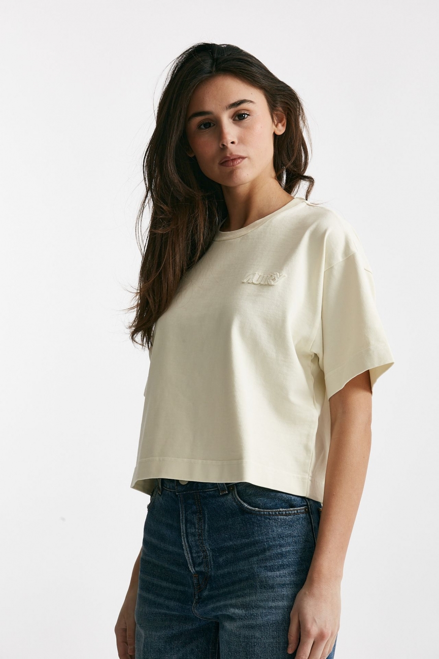 T-shirt scatolina panna 