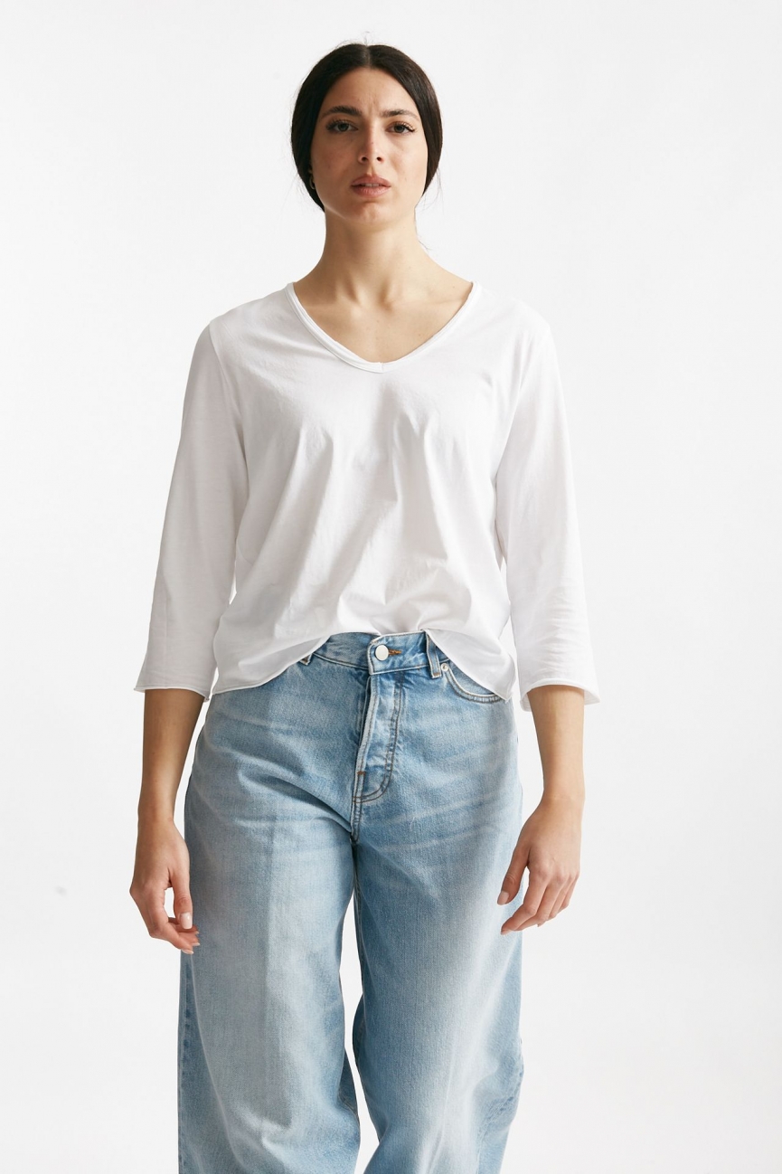 T-shirt in cotone LIO bianco