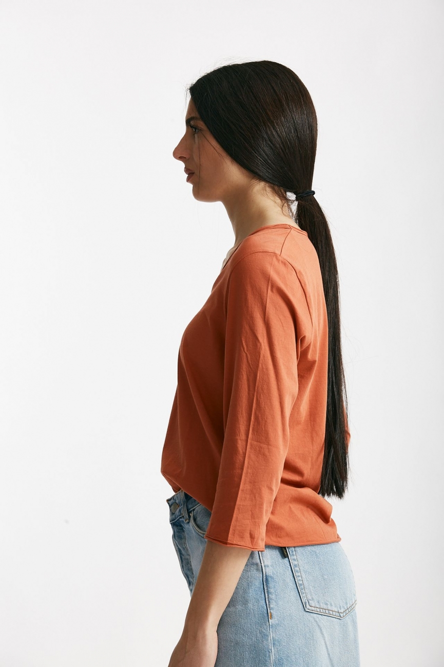 T-shirt in cotone LIO arancio
