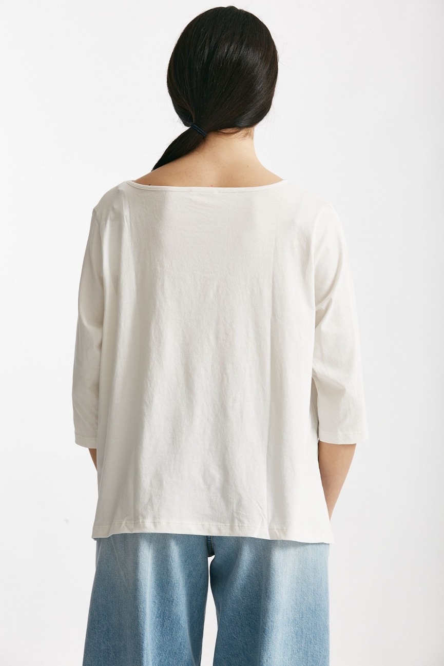 T-shirt ampia RITA bianco