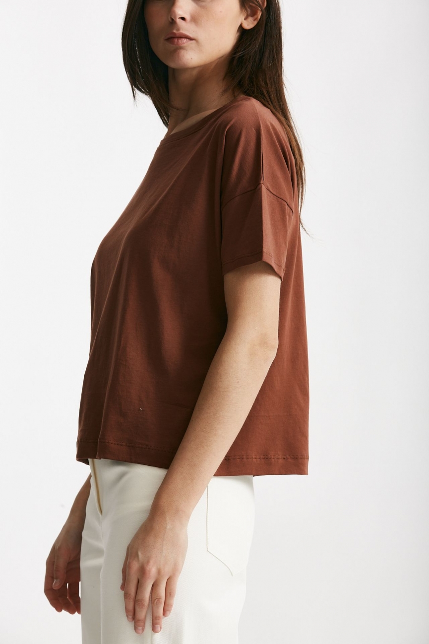 T-shirt scatolina AUDREY mattone