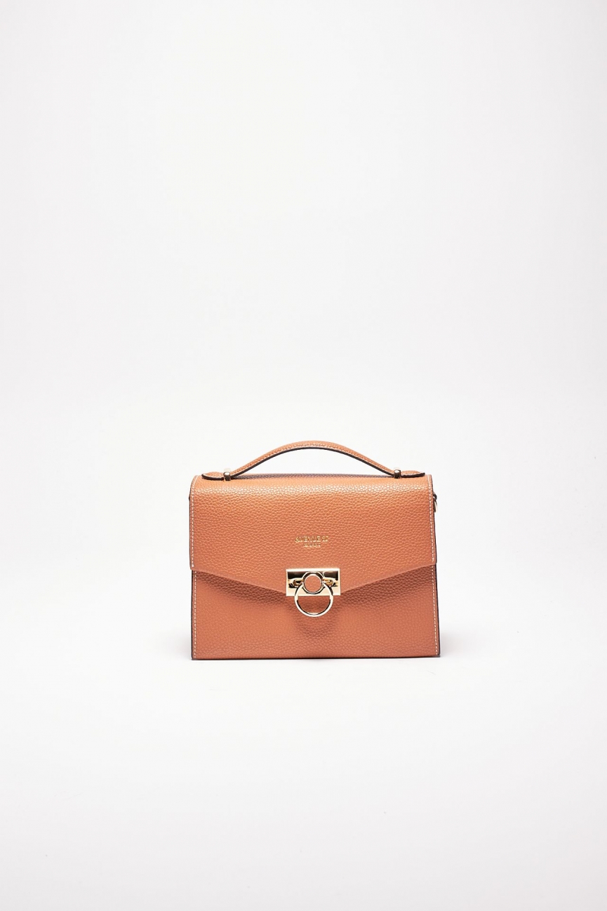 Borsa media semirigida ROSALIE in pelle cuoio