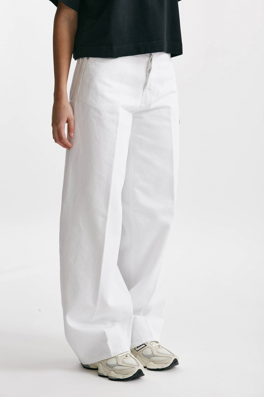 Jeans boyfit over BETHANY bianco