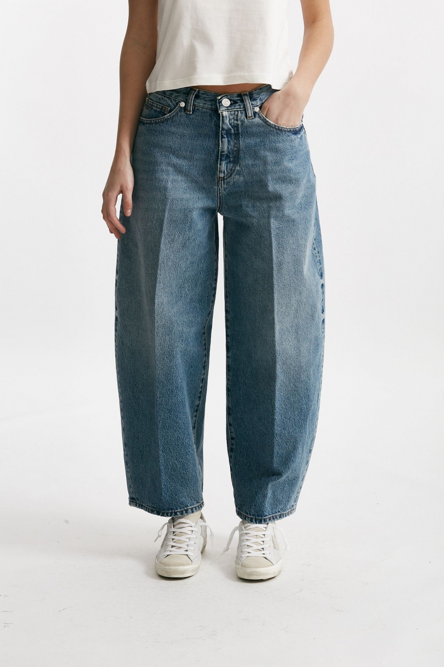 Jeans carrot MILENA Lavaggio medio chiaro