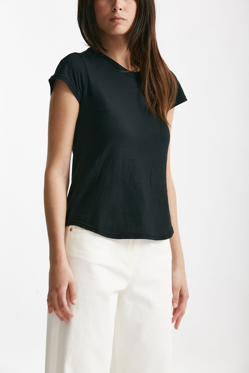 T-shirt basica girocollo nero