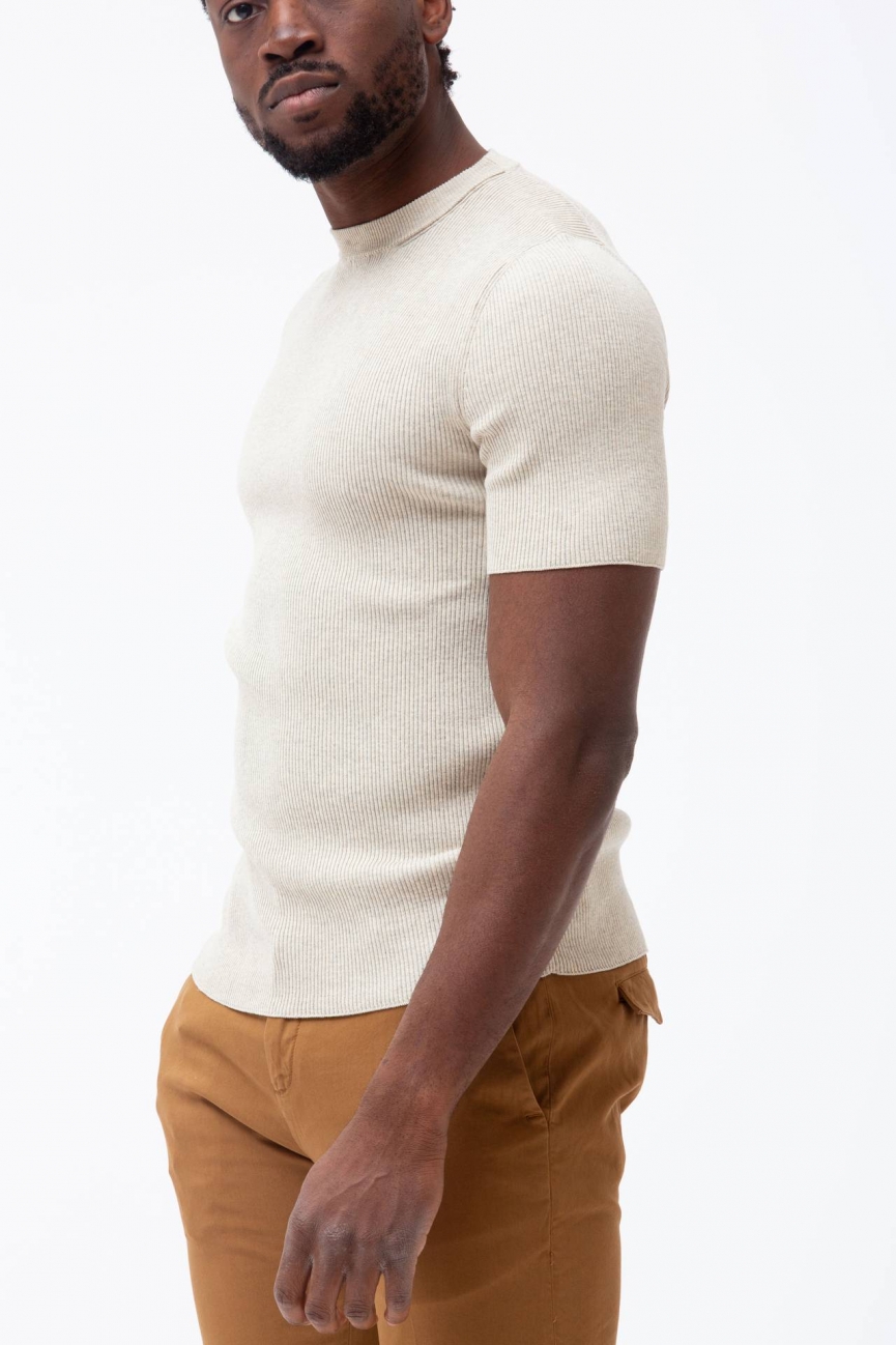 T-shirt girocollo in cotone