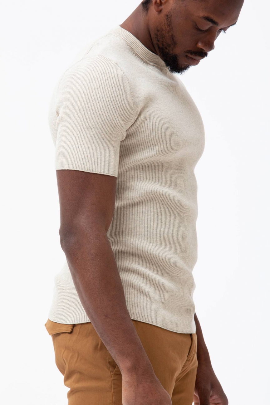T-shirt girocollo in cotone