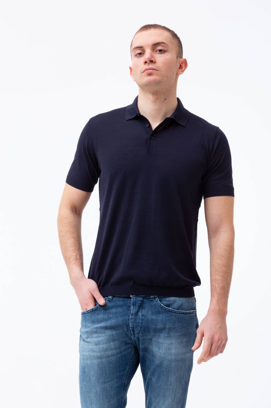 Polo misto seta