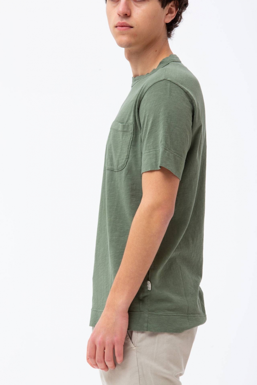 T-shirt in cotone fiammato