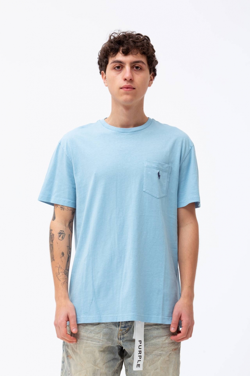 T-shirt in cotone e lino