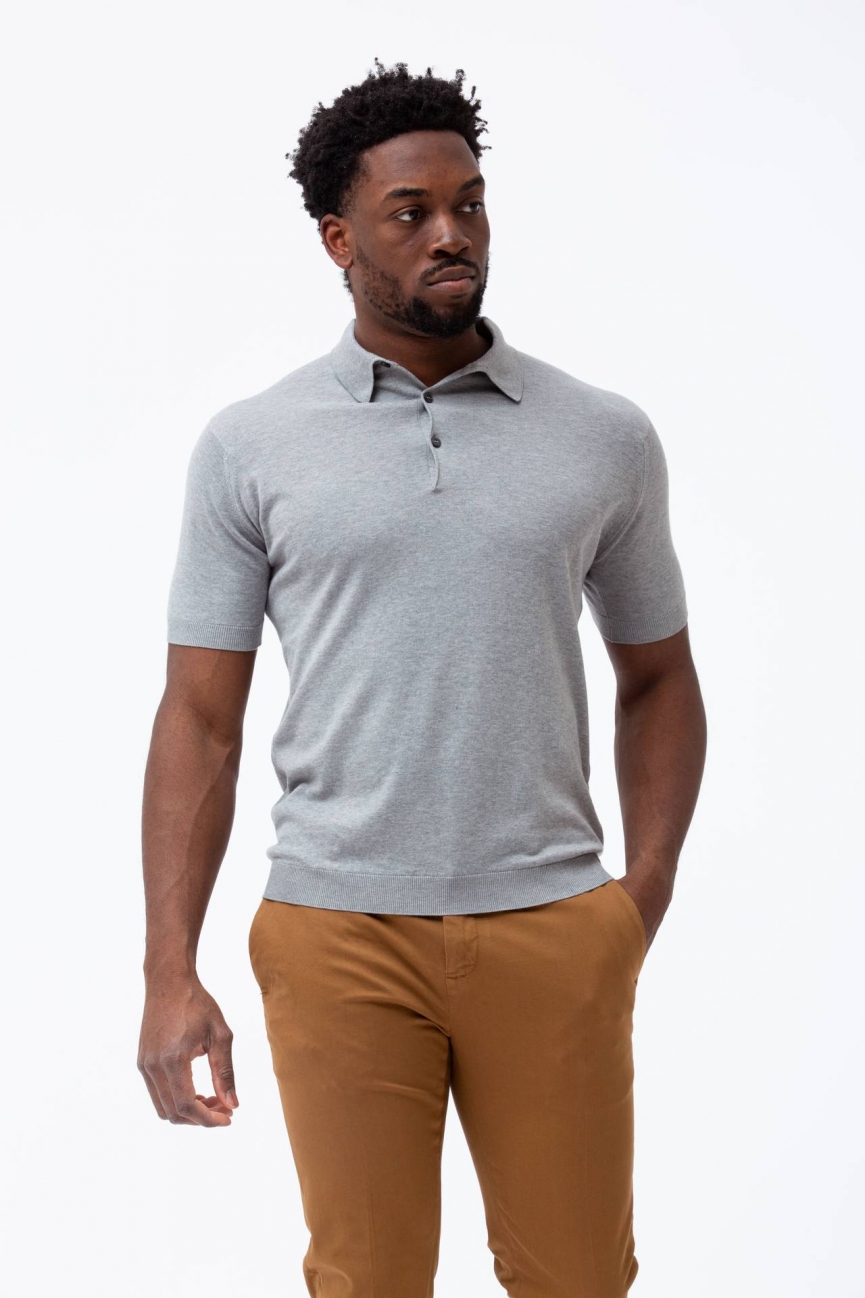 Polo KIERAN in cotone sea island