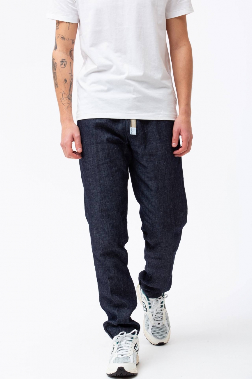 Pantalone in cotone e lino